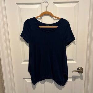 Ralph Lauren Navy Short Sleeve Scoop Neck Tee